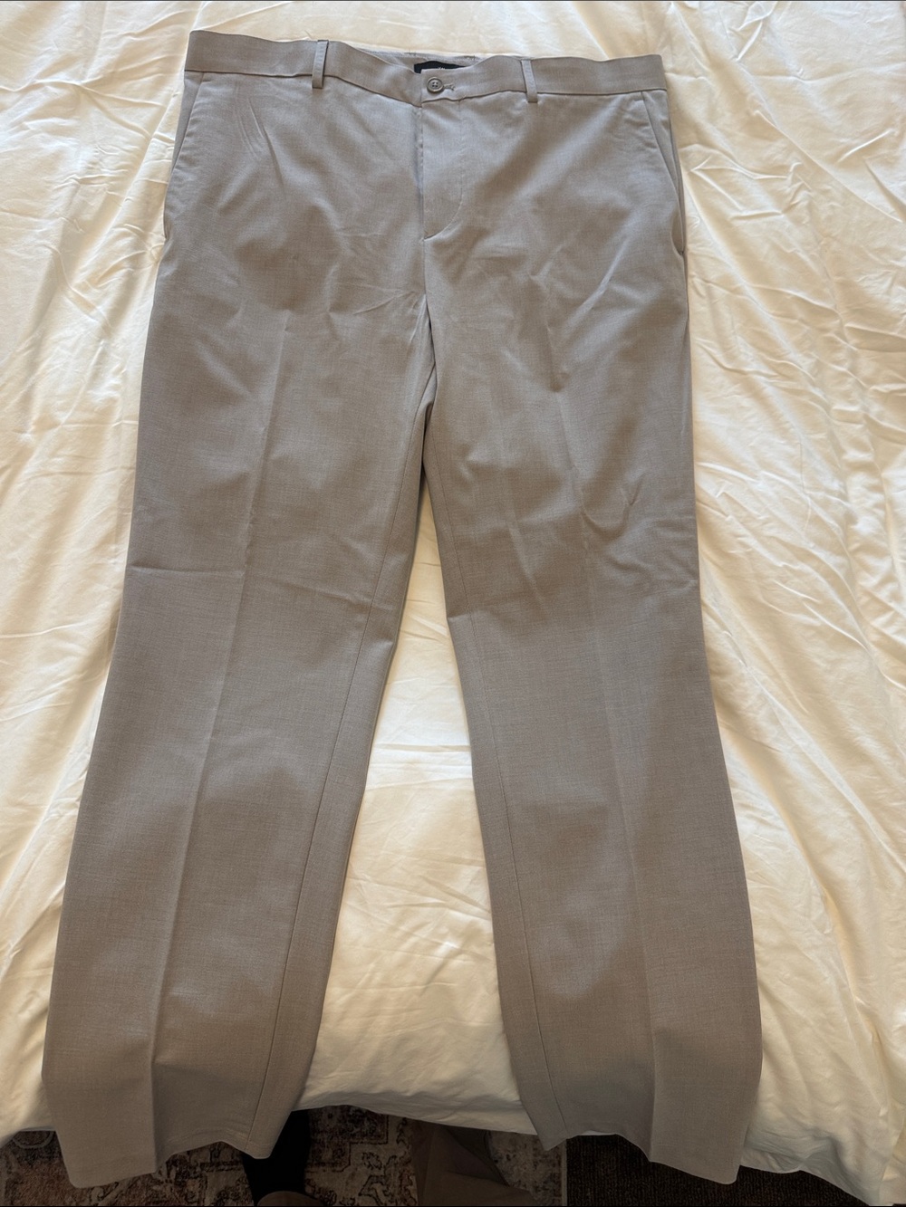 H&M Light Gray Men's Dress Pants - Slim Classic